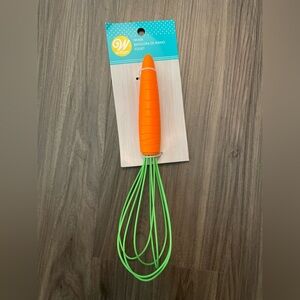 Wilton Orange and Green Carrot Whisk-NWT